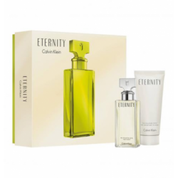 Eternity 2 Pcs Set Women: 1.7 Eau De Parfum Spray + 3.4 Body Lotion