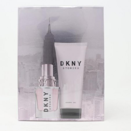 Dkny Stories 2 Pcs Set: 1 Oz Eau De Parfum Spray Plus 3.4 Shower Gel (Travel)